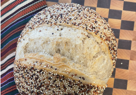 Rye + tri-color quinoa